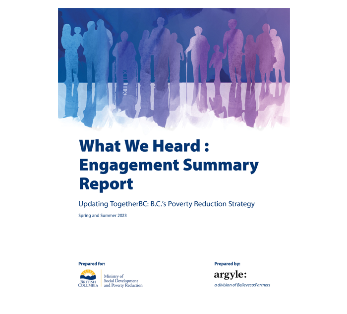 What We Heard About Poverty in B.C. report cover